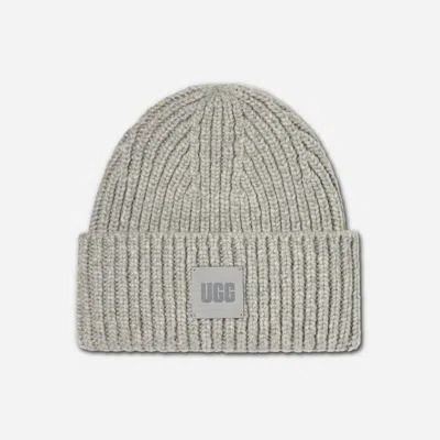 Ugg ® Women's Chunky Rib Beanie Acrylic Blend In Cobble