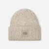 Ugg Ribbed Beanie In Light Grey