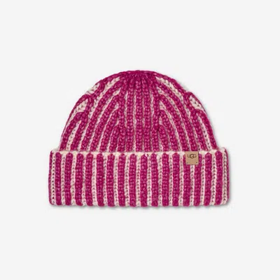 Ugg ® Women's Chunky Rib Micro Beanie In Velvet Ribbon Multi