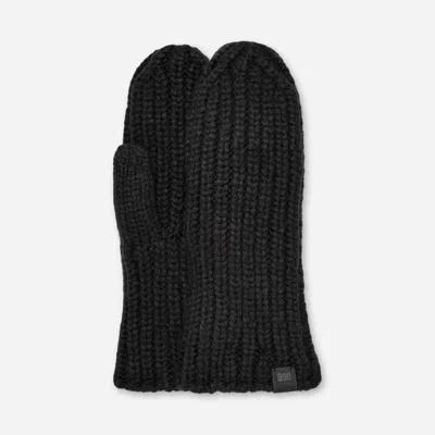 Ugg ® Women's Chunky Rib Mitten Knit In Black