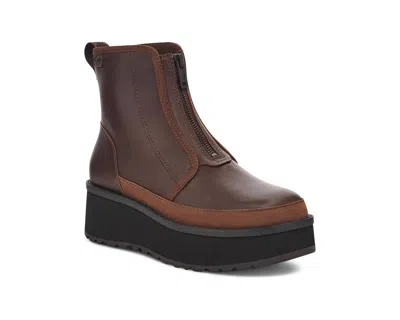 Ugg Women's Cityfunc Zip Boots In Burnt Cedar In Multi