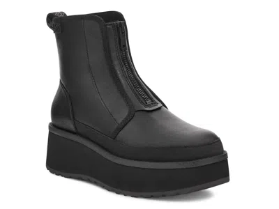 Ugg Women's Cityfunc Zip Water-resistant Platform Bootie In Black