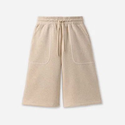 Ugg ® Women's Classic Bermuda Short Bottoms In Sand Heather In Brown