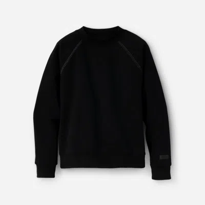 Ugg ® Women's Classic Crewneck Cotton Blend/recycled Materials Tops In Black