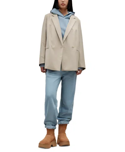 Ugg Women's Classic Fleece Pull-on Sweatpants In Sand Heather