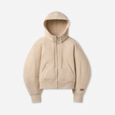 Ugg ® Women's Classic Full-zip Hoodie In Sand Heather In Neutral
