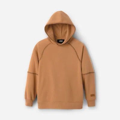 Ugg ® Women's Classic Hoodie Cotton Blend/recycled Materials In Chestnut In Brown