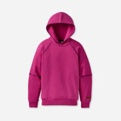 Ugg ® Women's Classic Hoodie Cotton Blend/recycled Materials In Vavoom Heather In Pink