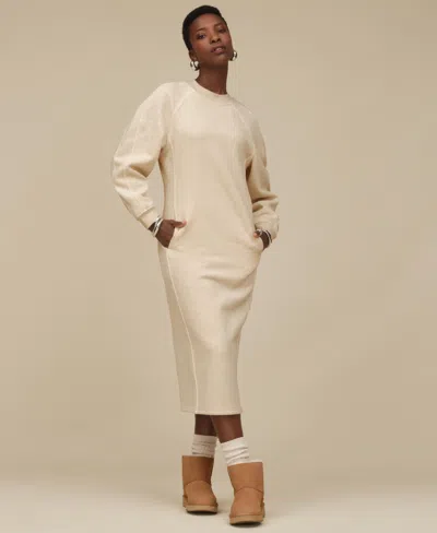 Ugg Women's Classic Long Sleeve Crew Neck Dress In Neutral