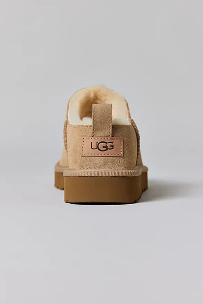 Ugg Women's Classic Micro Mini Suede Boot In Sand, Women's At Urban Outfitters