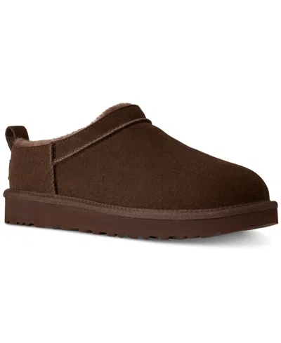 Ugg Women's Classic Micro Pull Tab Booties In Brown