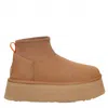 Ugg Women's Classic Mini Dipper Boots In Chestnut In Brown