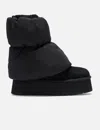 Ugg Classic Mini Dipper Puffer Suede Ankle Boots In Black