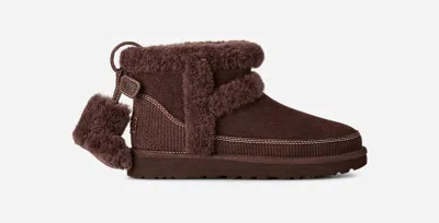 Ugg ® Women's Classic Mini Heritage Sheepskin In Burnt Cedar