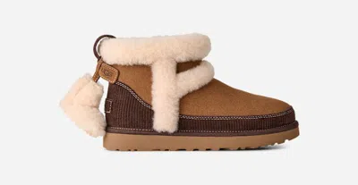 Ugg ® Women's Classic Mini Heritage Sheepskin In Chestnut