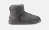 Ugg 10mm Mini Classic Ii Shearling Boots In Gray