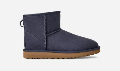 UGG ® WOMEN'S CLASSIC MINI II SHEEPSKIN CLASSIC BOOTS IN DARK INDIGO