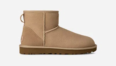 Ugg ® Women's Classic Mini Ii Sheepskin Classic Boots In Sand In Brown