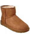 Ugg 10mm Mini Classic Ii Shearling Boots In Brown