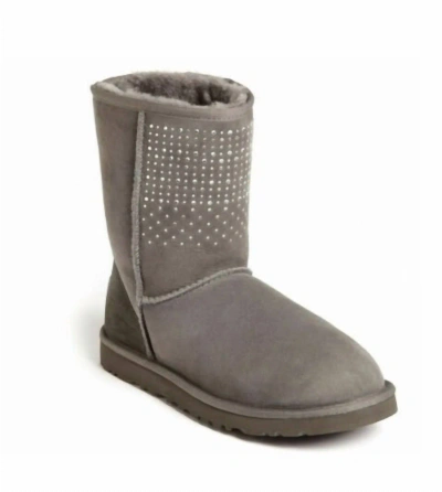 Ugg Women's Classic Short Bling Boots In Grey