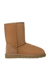 Ugg Classic Short Ii Low Heels Ankle Boots In Pink
