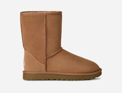 UGG ® WOMEN'S CLASSIC SHORT II SHEEPSKIN CLASSIC BOOTS IN BROWN/