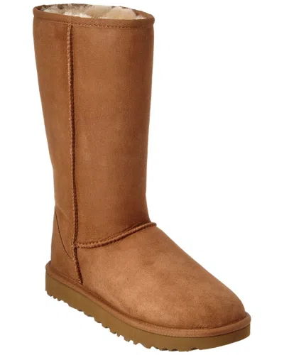 Ugg Women's Classic Tall Ii Water-resistant Twinface Sheepskin Boot In Brown