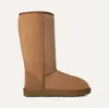 Ugg Women's Classic Tall Sheepskin Boots In Chestnut In Pink