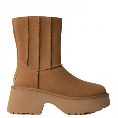 Ugg Women's Classic Twin Seam New Heights Boots In Chestnut In Brown