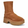 Ugg W Classic Twin Seam New Heights Suede Bootsus Reference Sizes In Brown
