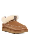 Ugg Women's Classic Ultra Mini Alpine Booties In Brown