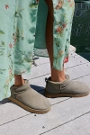 Ugg Women's Classic Ultra Mini Ankle Boot In Moss Green, Women's At Urban Outfitters In Gray
