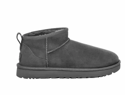 Ugg Women's Classic Ultra Mini Boot In Grey In Gray