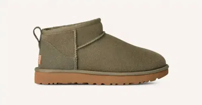 Ugg Women's Classic Ultra Mini Boot In Moss Green