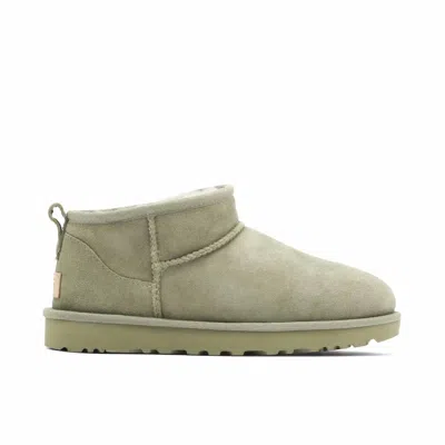 Ugg Women's Classic Ultra Mini Boot In Shaded Clover In Green