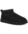 Ugg Classic Ultra Mini Ankle Boots In Black