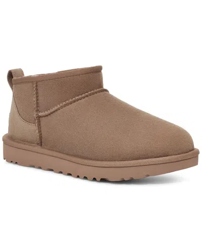 Ugg Women's Classic Ultra Mini Booties In Brown