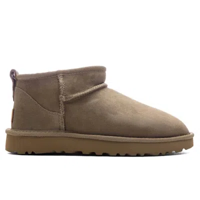 Ugg Women's Classic Ultra Mini Booties In Moss Green In Neutral