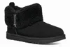 Ugg Women's Classic Ultra Mini Braid Boots In Black In Black