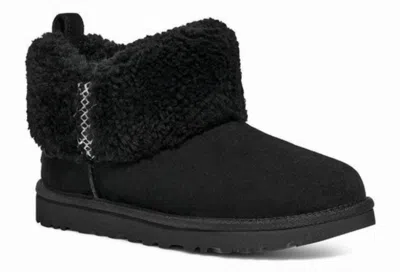 Ugg Women's Classic Ultra Mini Braid Boots In Black