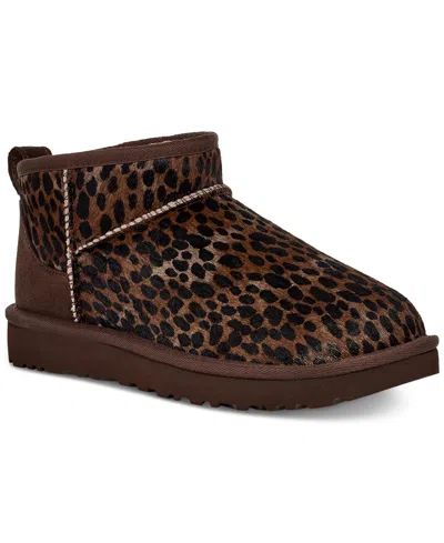 Ugg Women's Classic Ultra Mini Caspian Boots In Burnt Cedar