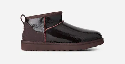 Ugg ® Women's Classic Ultra Mini Crinkle Sheepskin In Dark Caramel