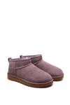 Ugg Classic Ultra Mini Suede Ankle Boots In Multi