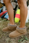 Ugg Suede Classic Ultra Mini Flatform Boots 30 In Multi