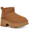 Ugg Brown 'ultra Mini New Heights' Boots In Chestnut