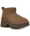 Ugg Suede Classic Ultra Mini New Heights Boots 70 In Hickory