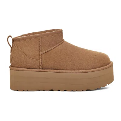 Ugg (gs)  Classic Ultra Mini Platform 'chestnut' In Multi