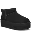 Ugg 'ultramini' Black Boots With Platform In Black