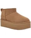 Ugg Women's Classic Ultra Mini Platform Booties In Chestnut