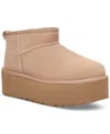 Ugg Classic Ultra Mini 1135092-san Platform Boots Women Sand Suede Comfort Ankle In Sand